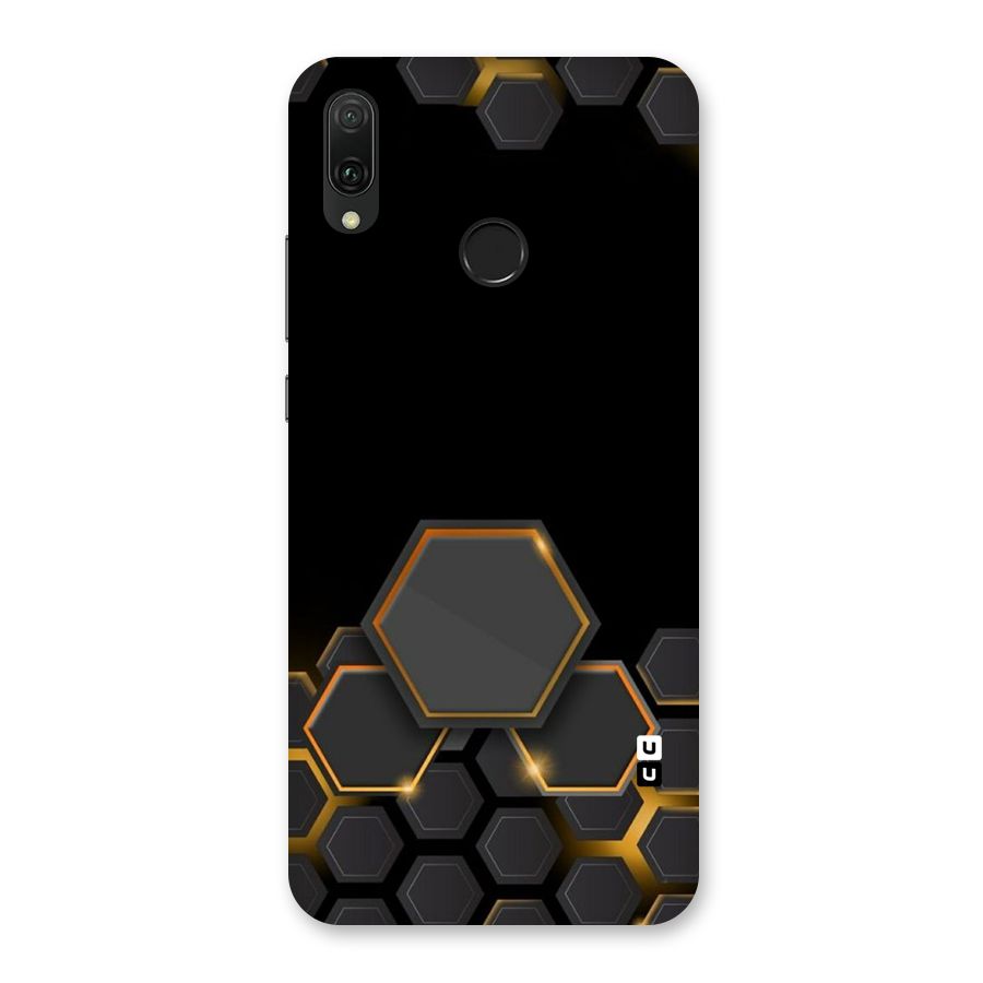 Black Gold Hexa Back Case for Huawei Y9 (2019)