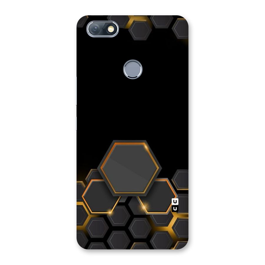 Black Gold Hexa Back Case for Infinix Note 5