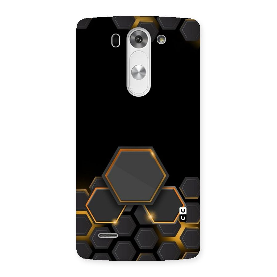 Black Gold Hexa Back Case for LG G3 Mini