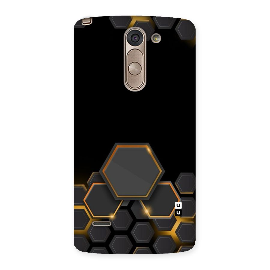 Black Gold Hexa Back Case for LG G3 Stylus