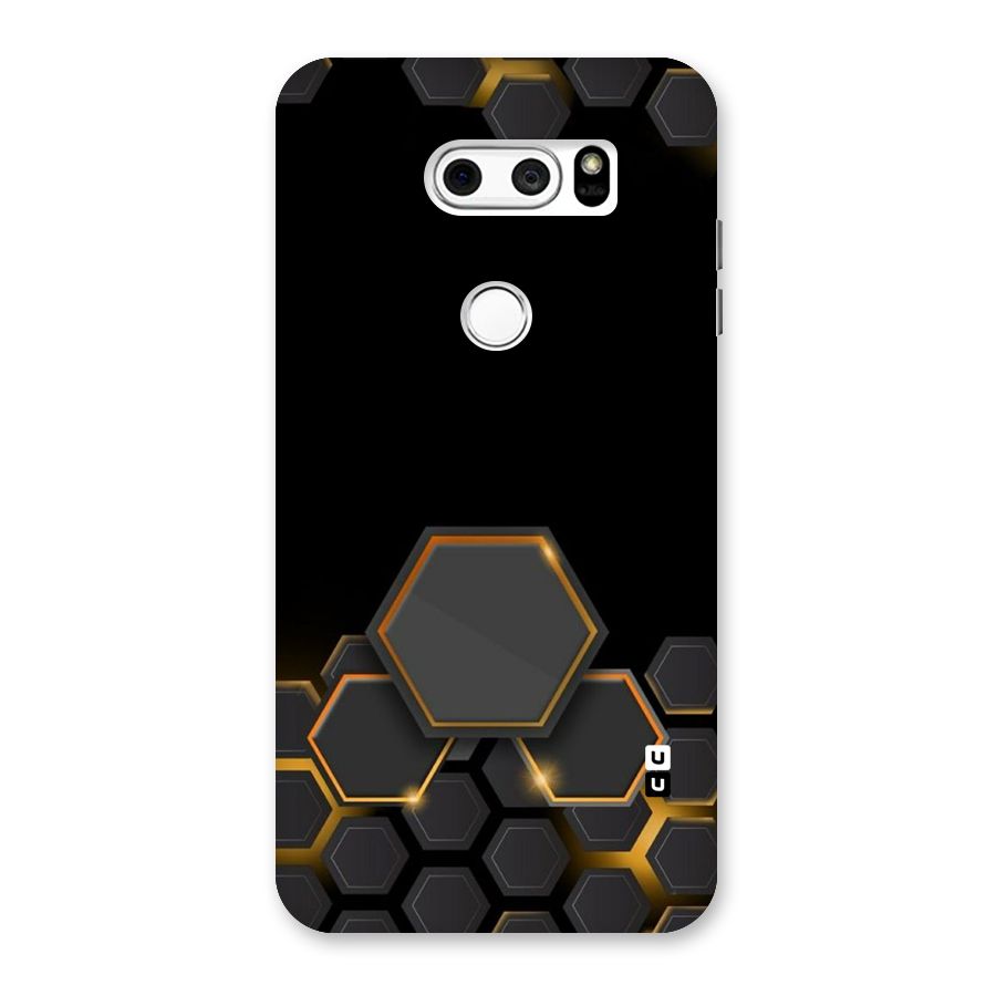 Black Gold Hexa Back Case for LG V30