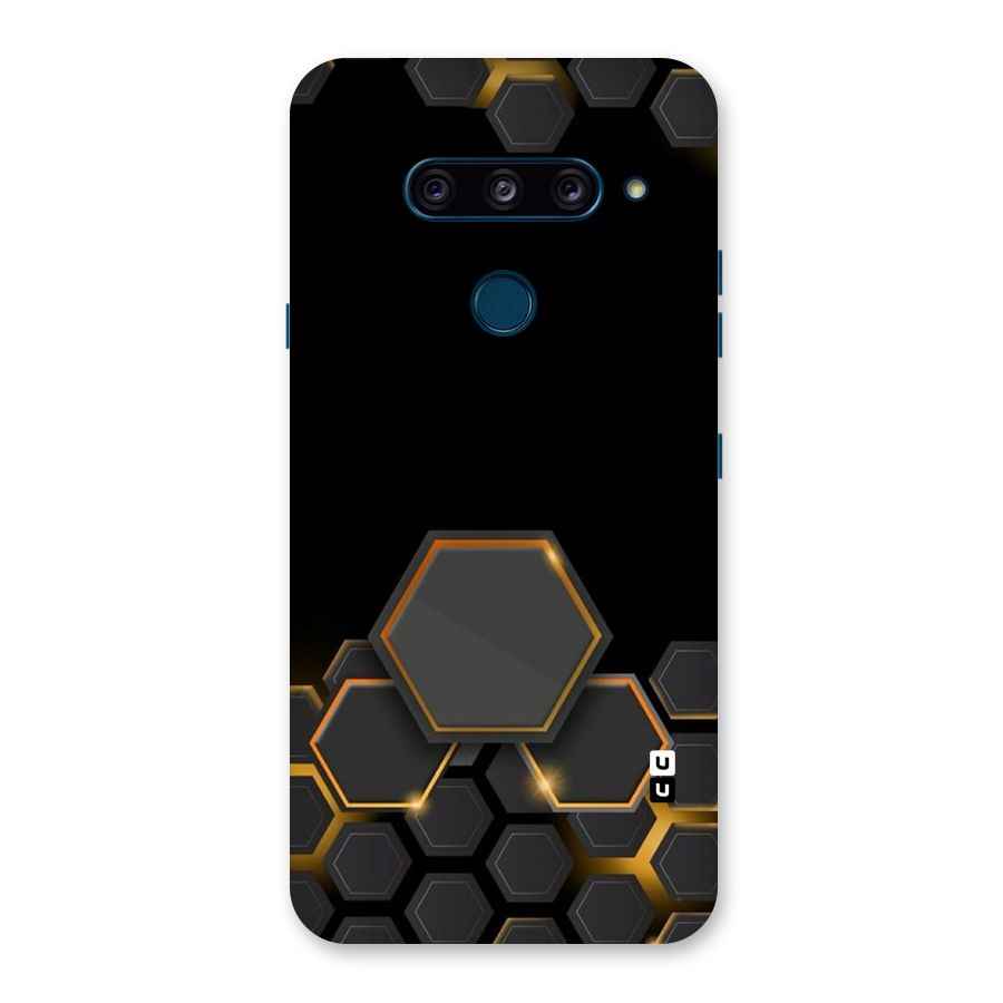 Black Gold Hexa Back Case for LG  V40 ThinQ