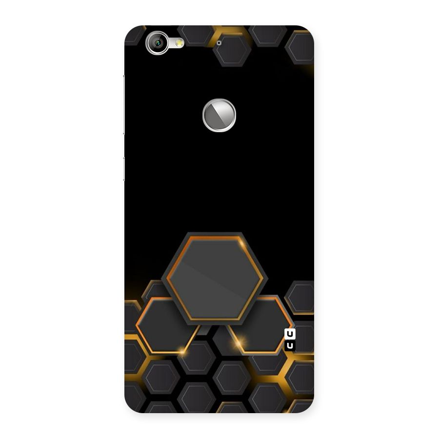 Black Gold Hexa Back Case for LeTV Le 1s