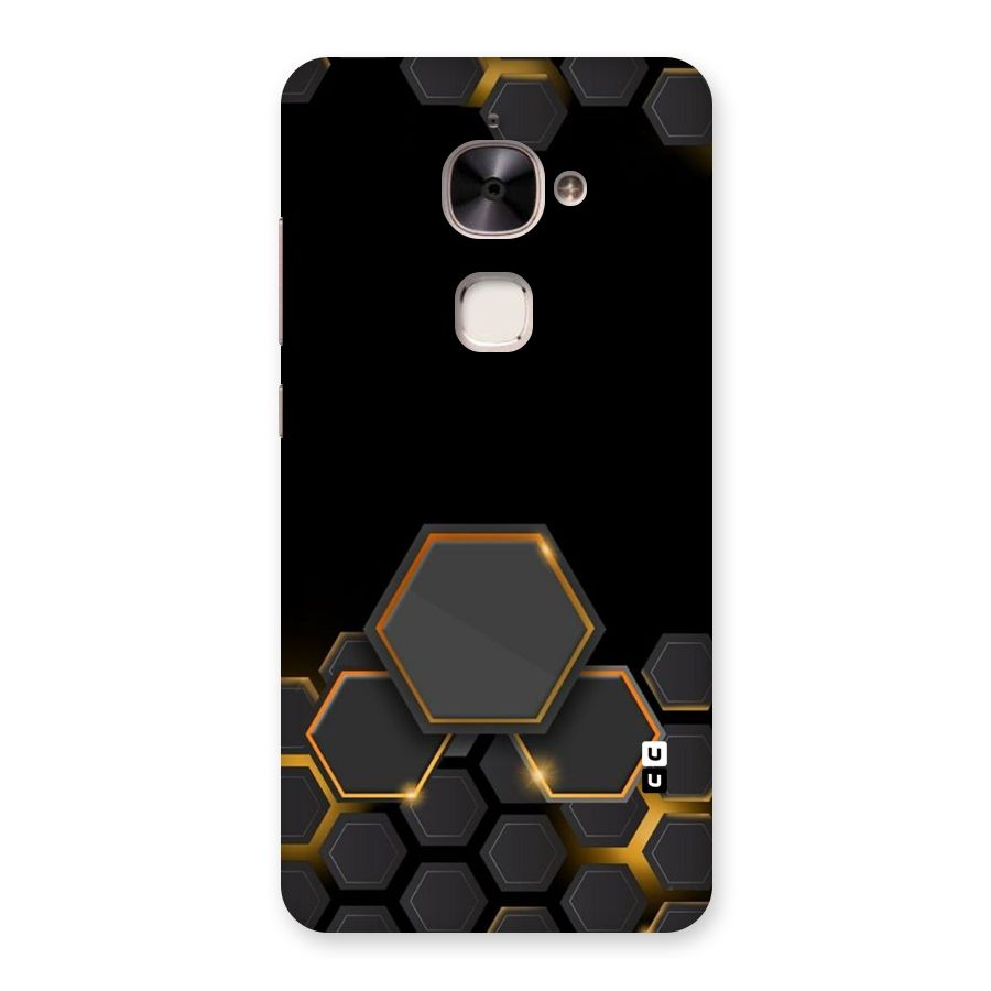Black Gold Hexa Back Case for Le 2