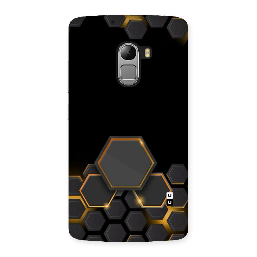 Black Gold Hexa Back Case for Lenovo K4 Note