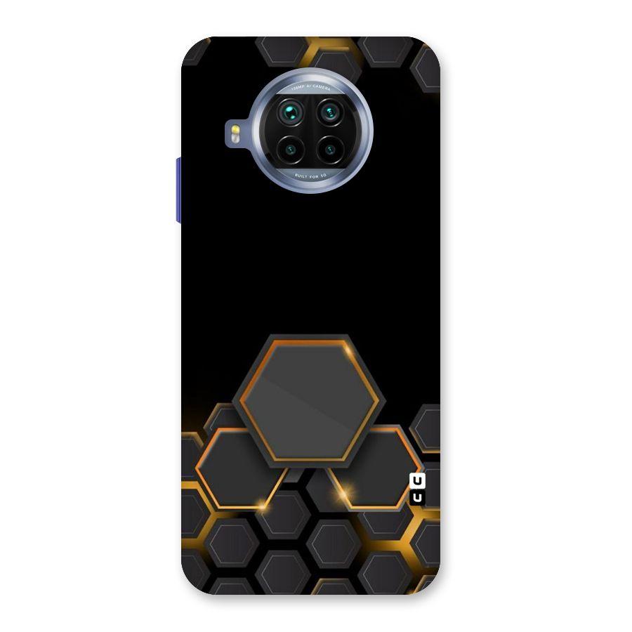 Black Gold Hexa Back Case for Mi 10i