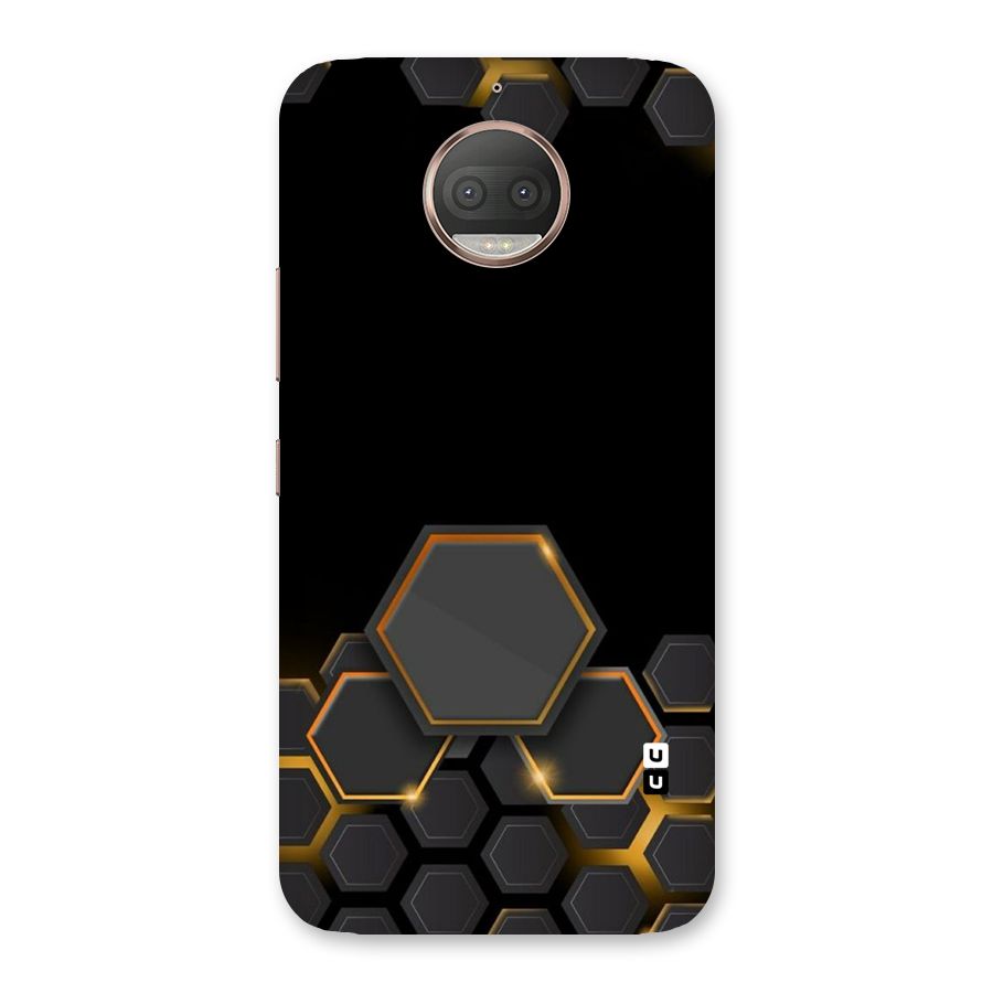 Black Gold Hexa Back Case for Moto G5s Plus
