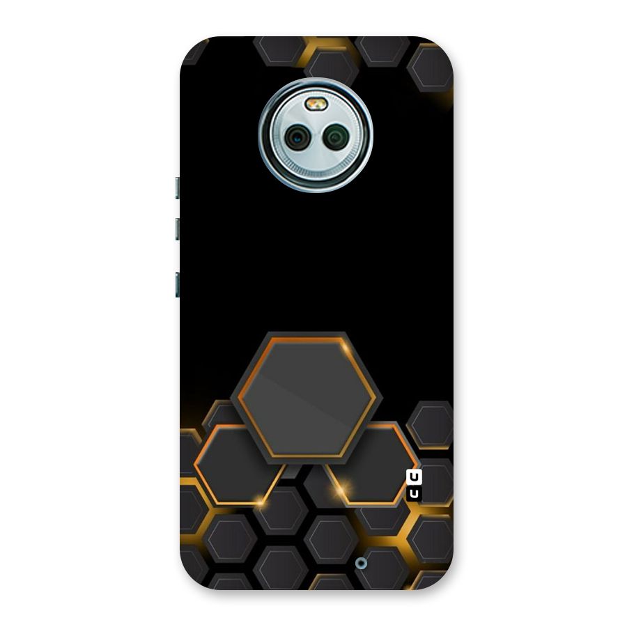 Black Gold Hexa Back Case for Moto X4