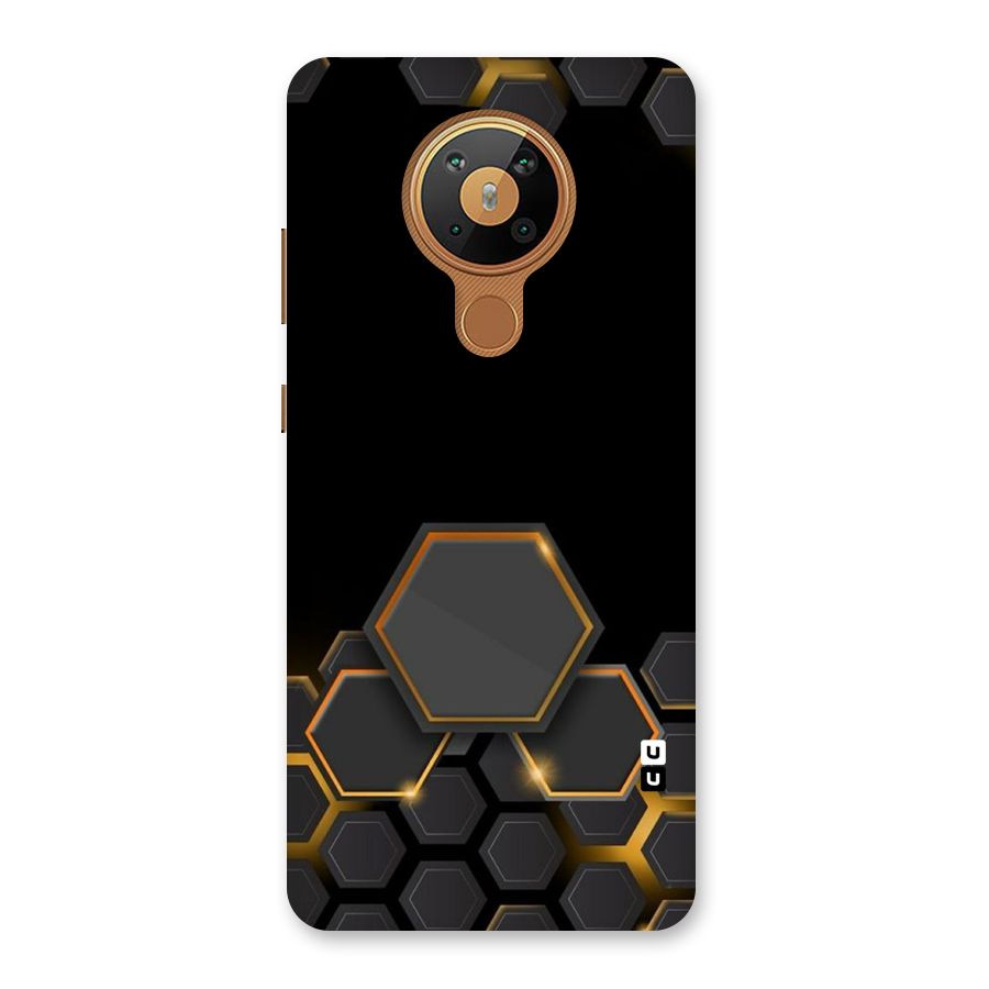 Black Gold Hexa Back Case for Nokia 5.3