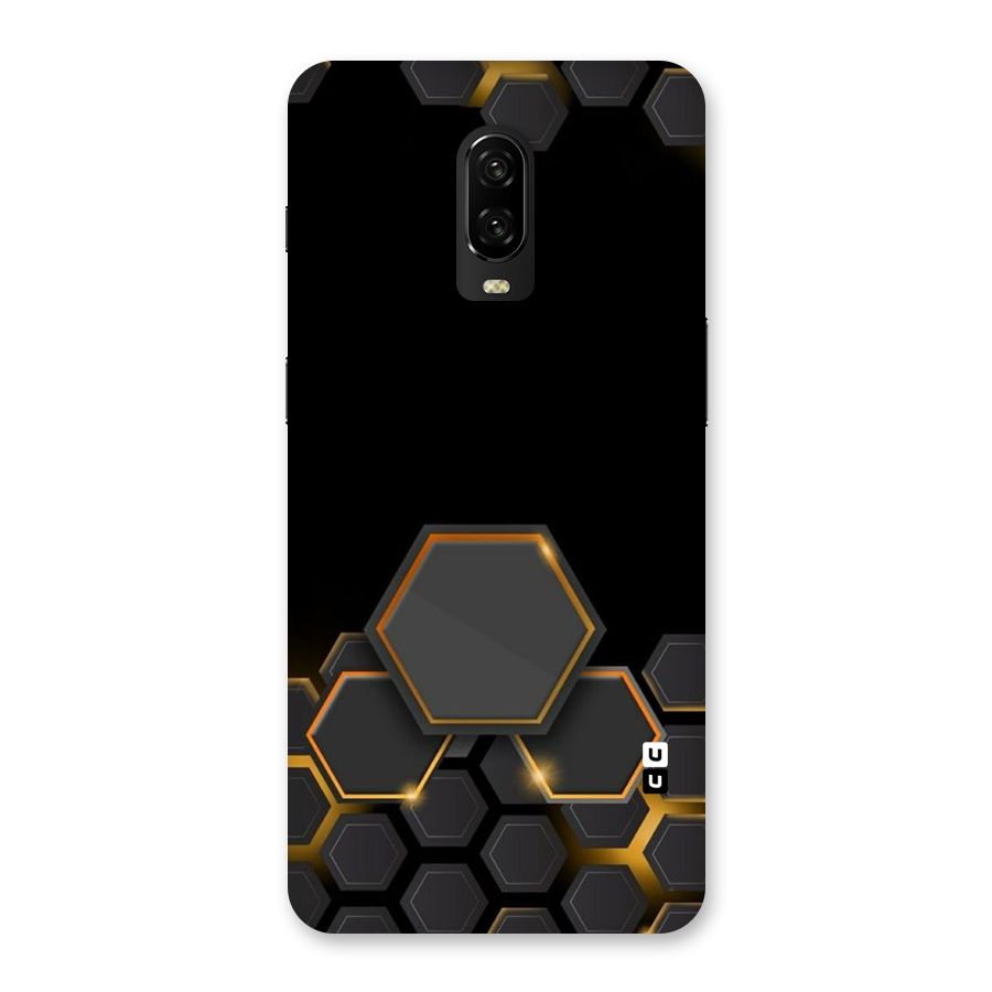 Black Gold Hexa Back Case for OnePlus 6T