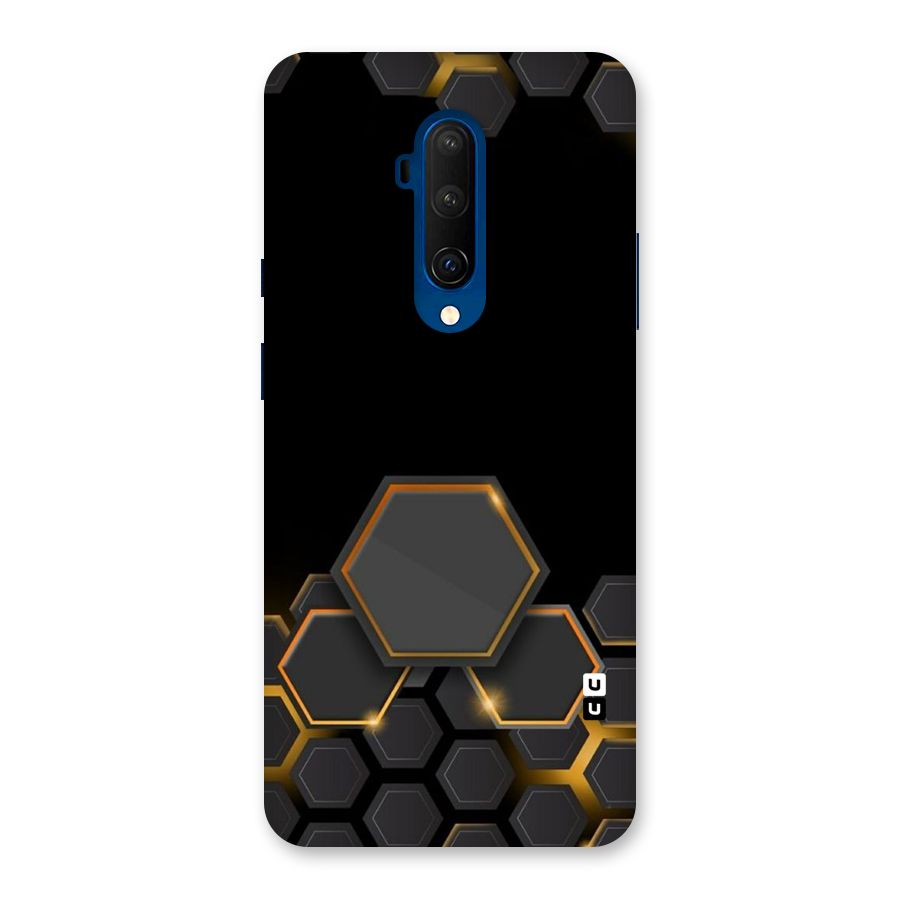 Black Gold Hexa Back Case for OnePlus 7T Pro