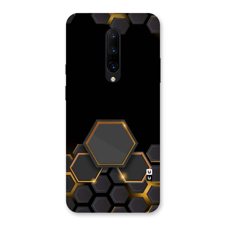 Black Gold Hexa Back Case for OnePlus 7 Pro