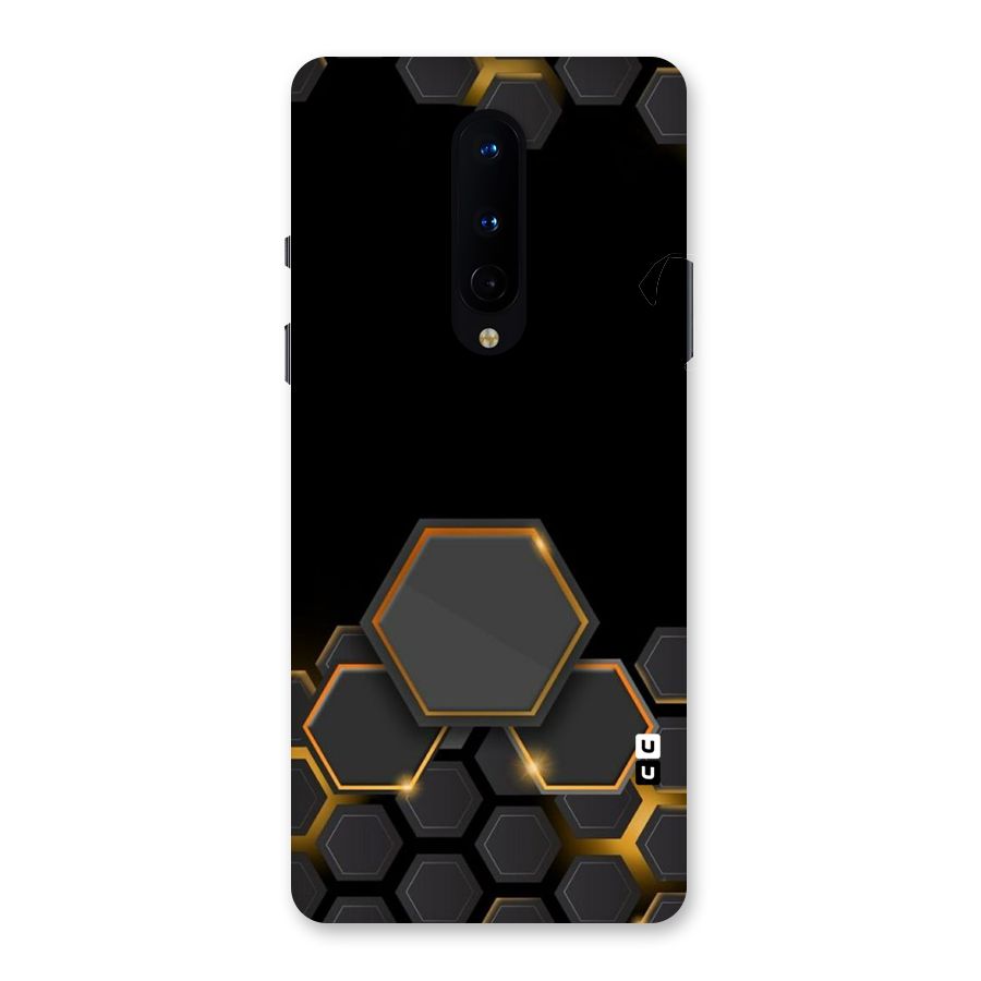 Black Gold Hexa Back Case for OnePlus 8