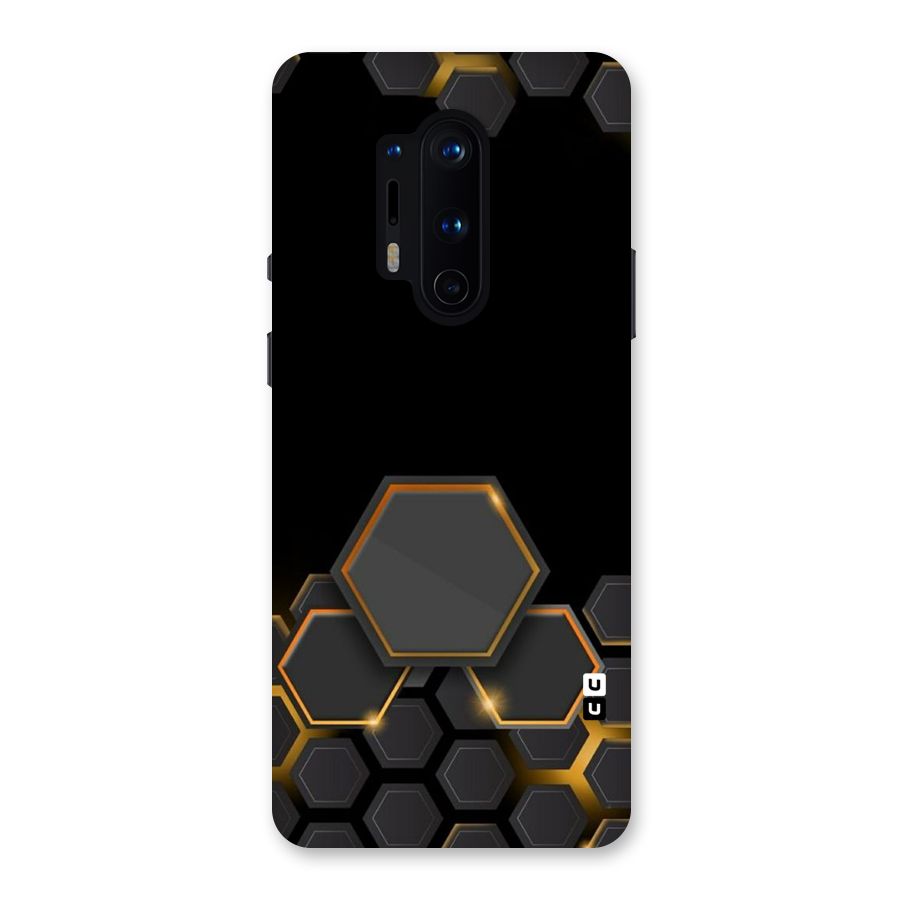 Black Gold Hexa Back Case for OnePlus 8 Pro