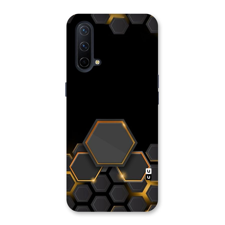 Black Gold Hexa Back Case for OnePlus Nord CE 5G
