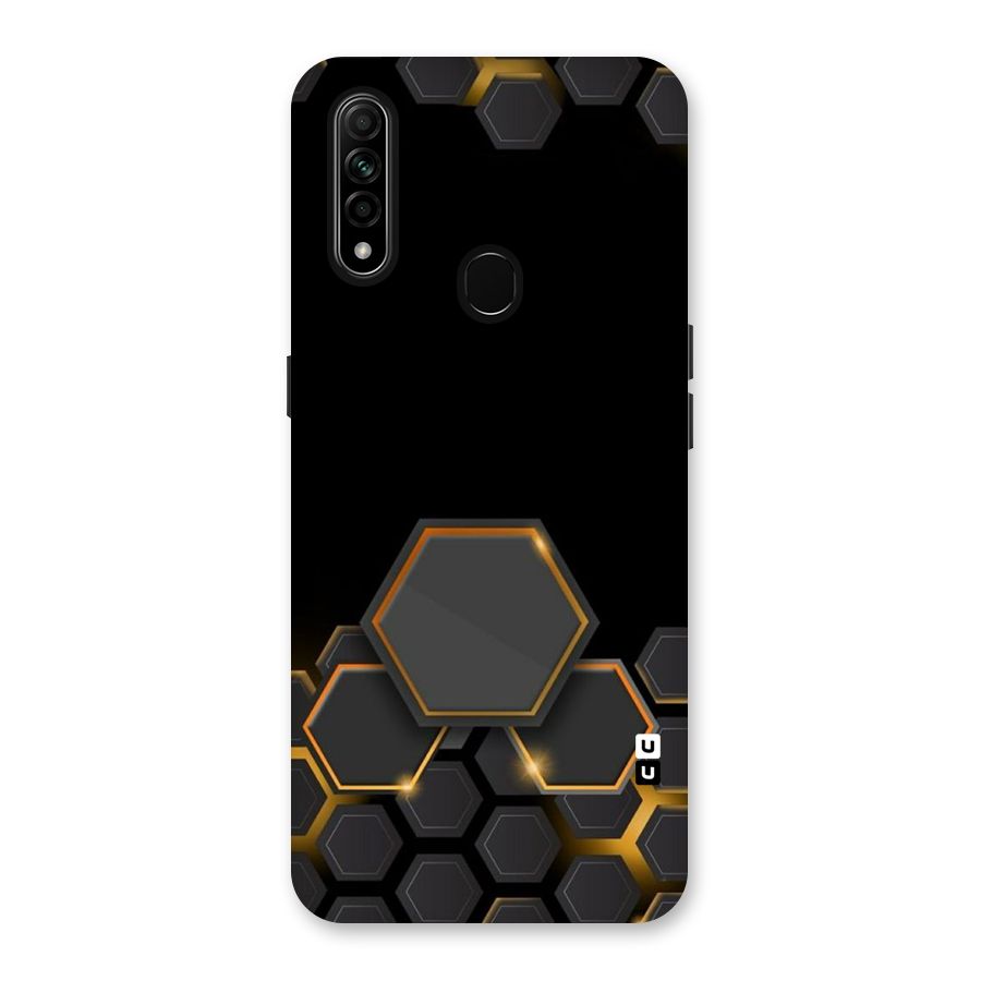 Black Gold Hexa Back Case for Oppo A31