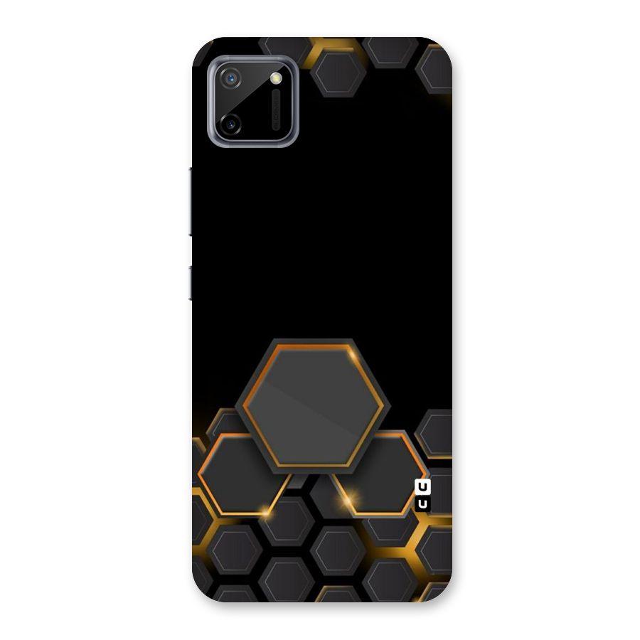 Black Gold Hexa Back Case for Realme C11