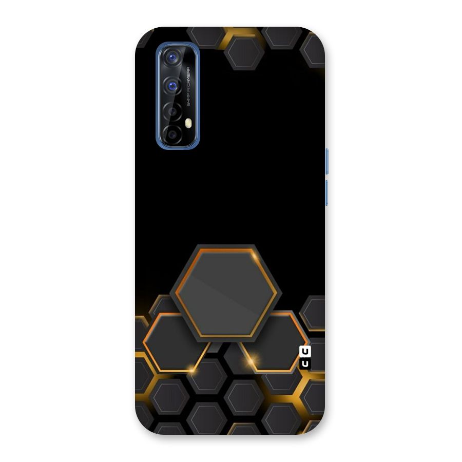 Black Gold Hexa Back Case for Realme Narzo 20 Pro