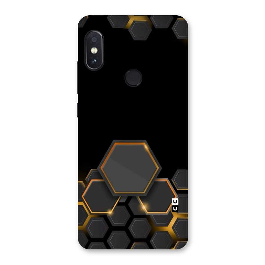 Black Gold Hexa Back Case for Redmi Note 5 Pro