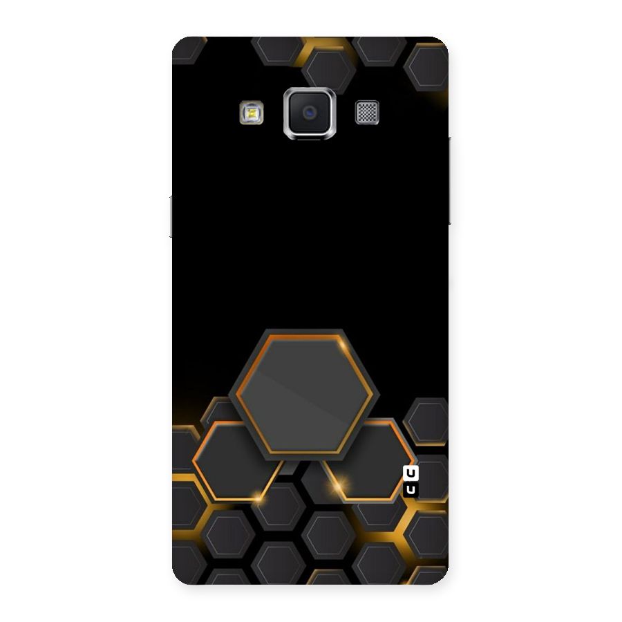 Black Gold Hexa Back Case for Samsung Galaxy A5
