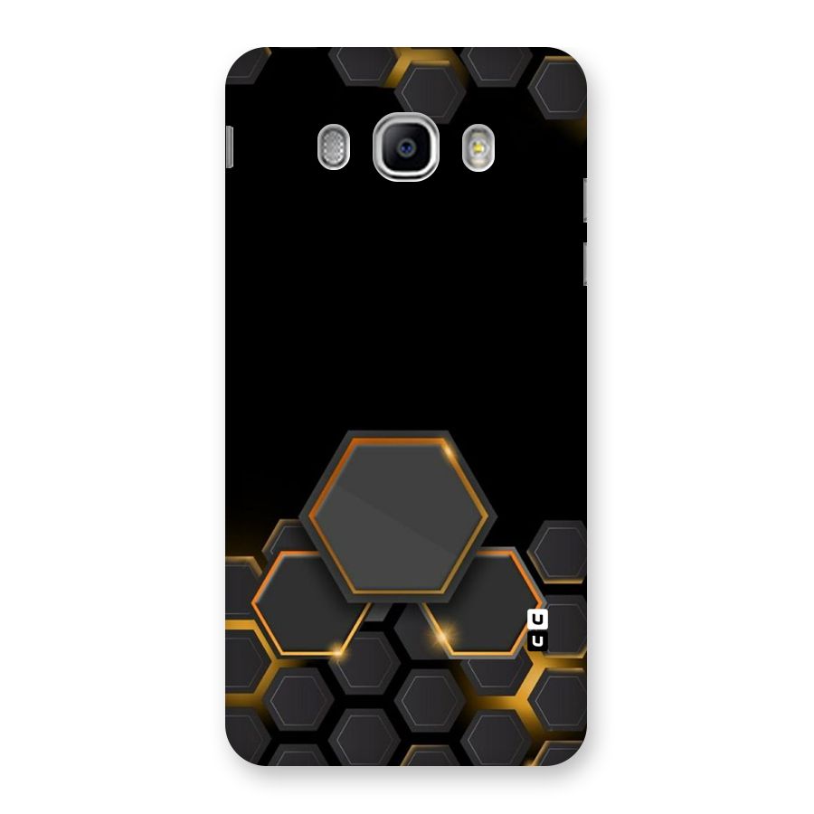 Black Gold Hexa Back Case for Samsung Galaxy J5 2016