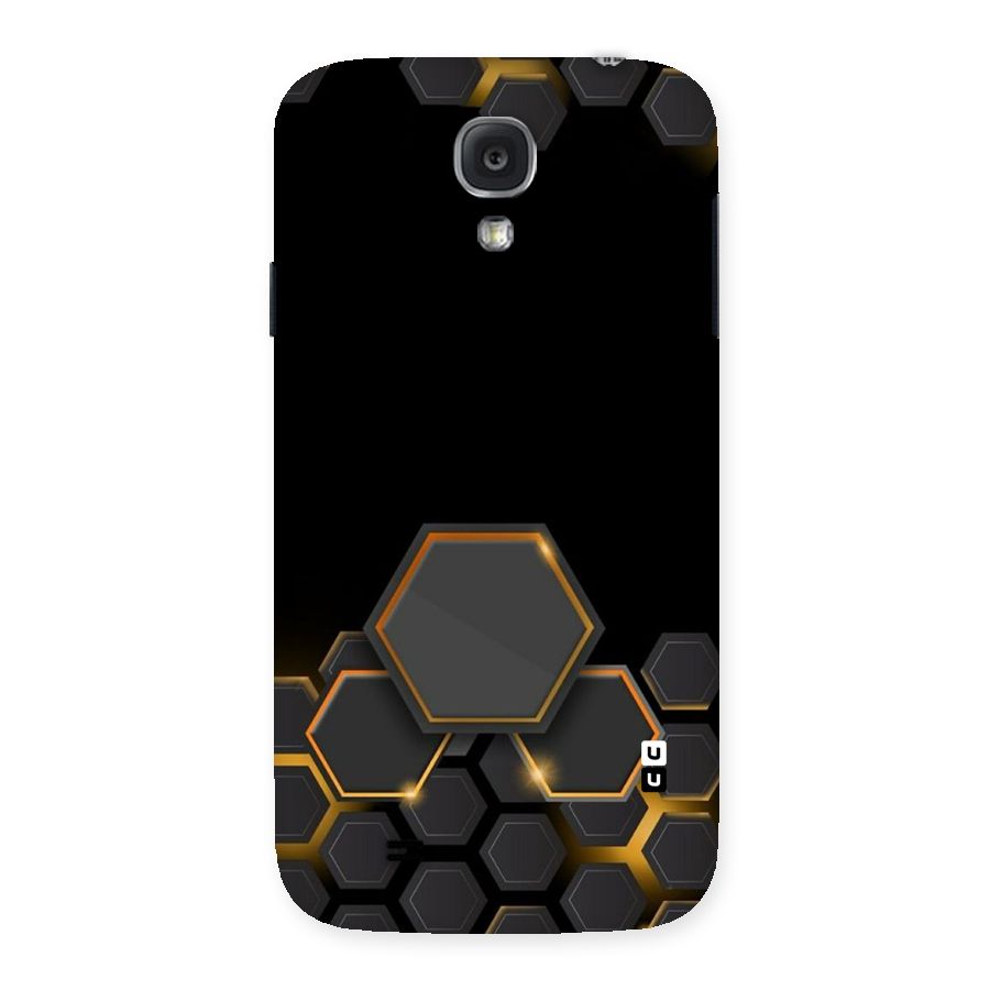 Black Gold Hexa Back Case for Samsung Galaxy S4