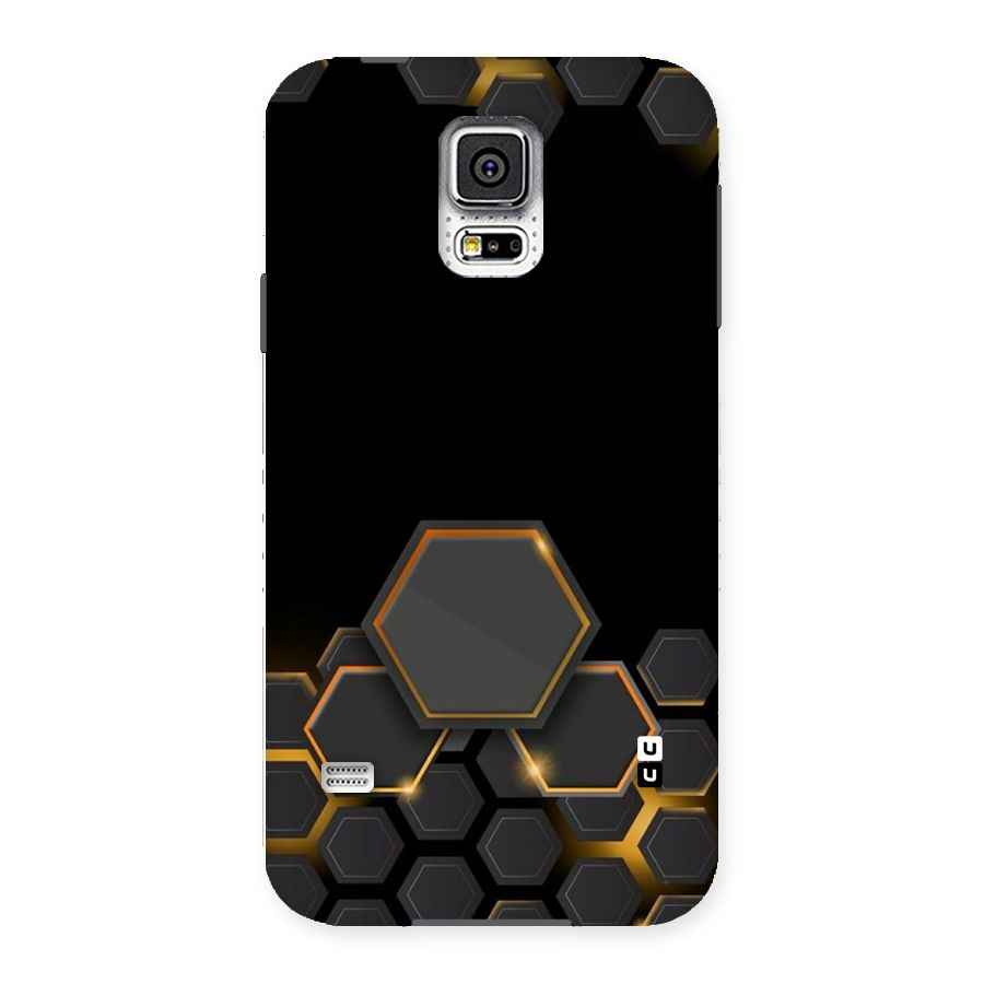 Black Gold Hexa Back Case for Samsung Galaxy S5