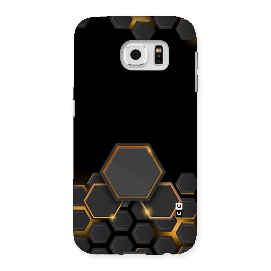Black Gold Hexa Back Case for Samsung Galaxy S6