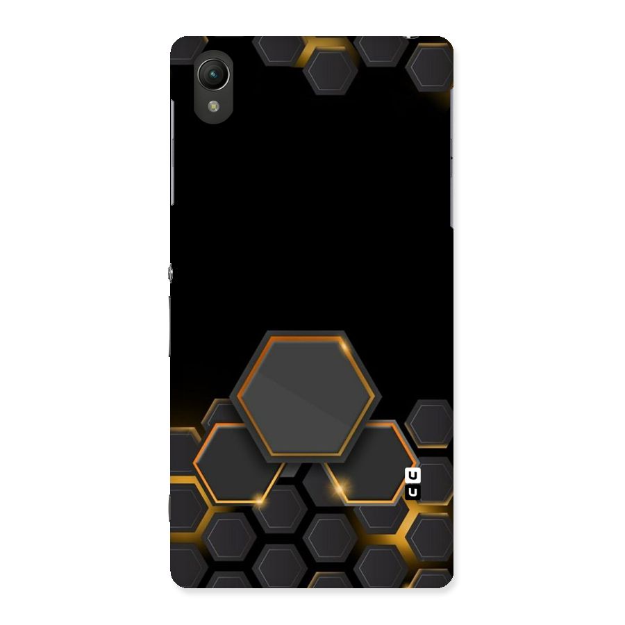 Black Gold Hexa Back Case for Sony Xperia Z2