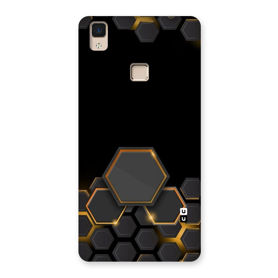 Black Gold Hexa Back Case for V3 Max