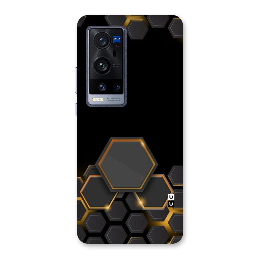 Black Gold Hexa Back Case for Vivo X60 Pro Plus
