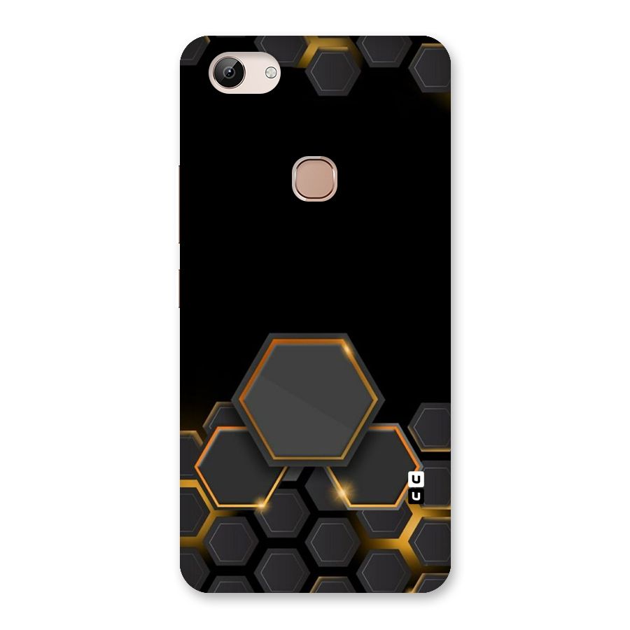 Black Gold Hexa Back Case for Vivo Y83