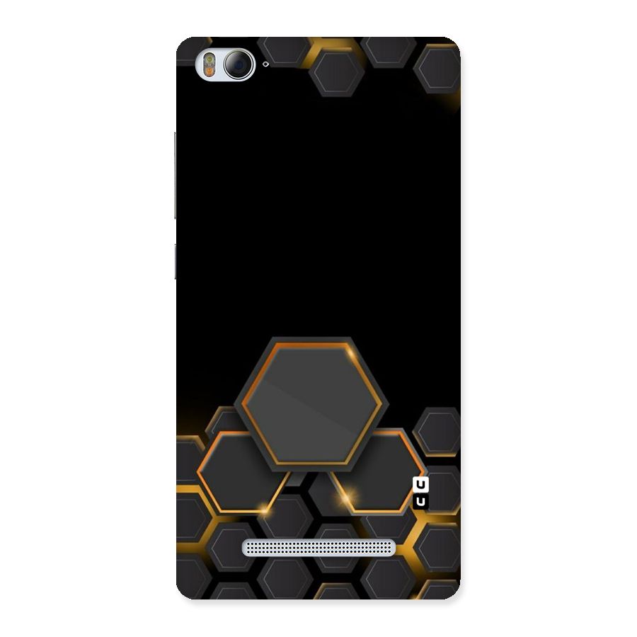 Black Gold Hexa Back Case for Xiaomi Mi4i