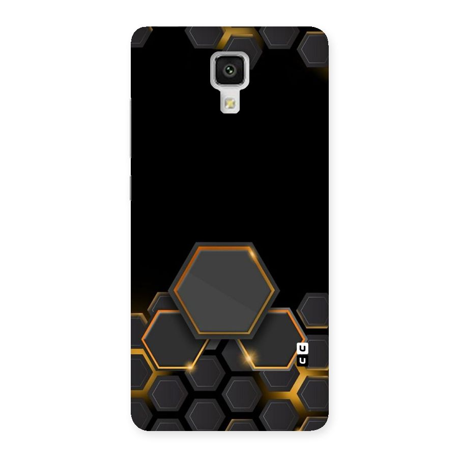 Black Gold Hexa Back Case for Xiaomi Mi 4