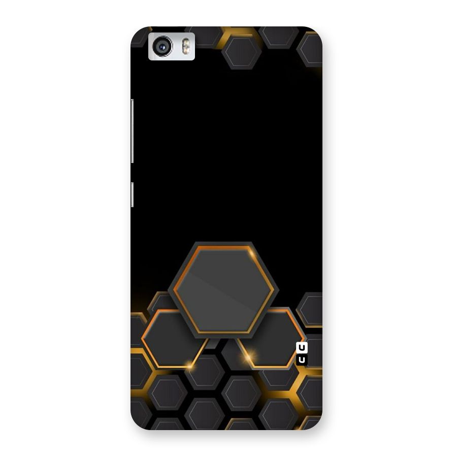 Black Gold Hexa Back Case for Xiaomi Redmi Mi5