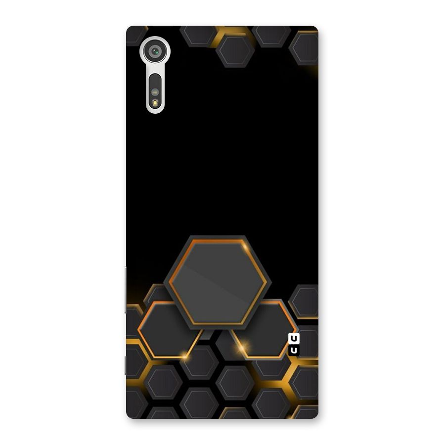 Black Gold Hexa Back Case for Xperia XZ