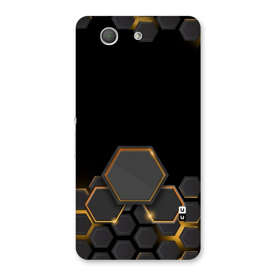 Black Gold Hexa Back Case for Xperia Z3 Compact
