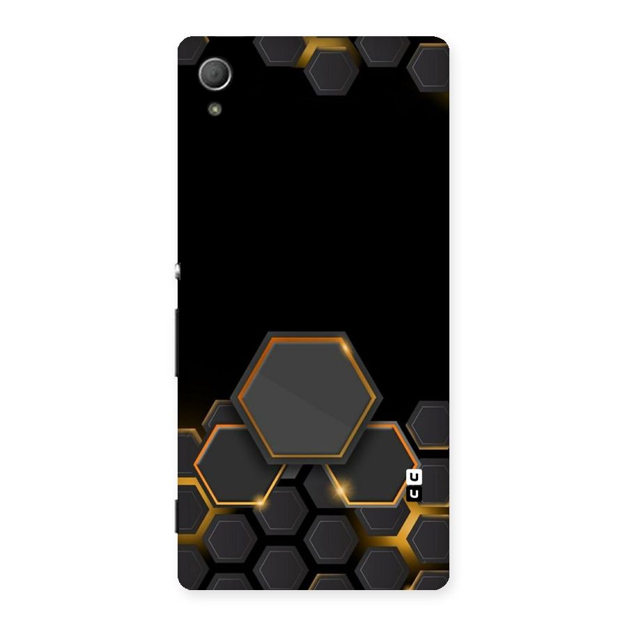 Black Gold Hexa Back Case for Xperia Z3 Plus