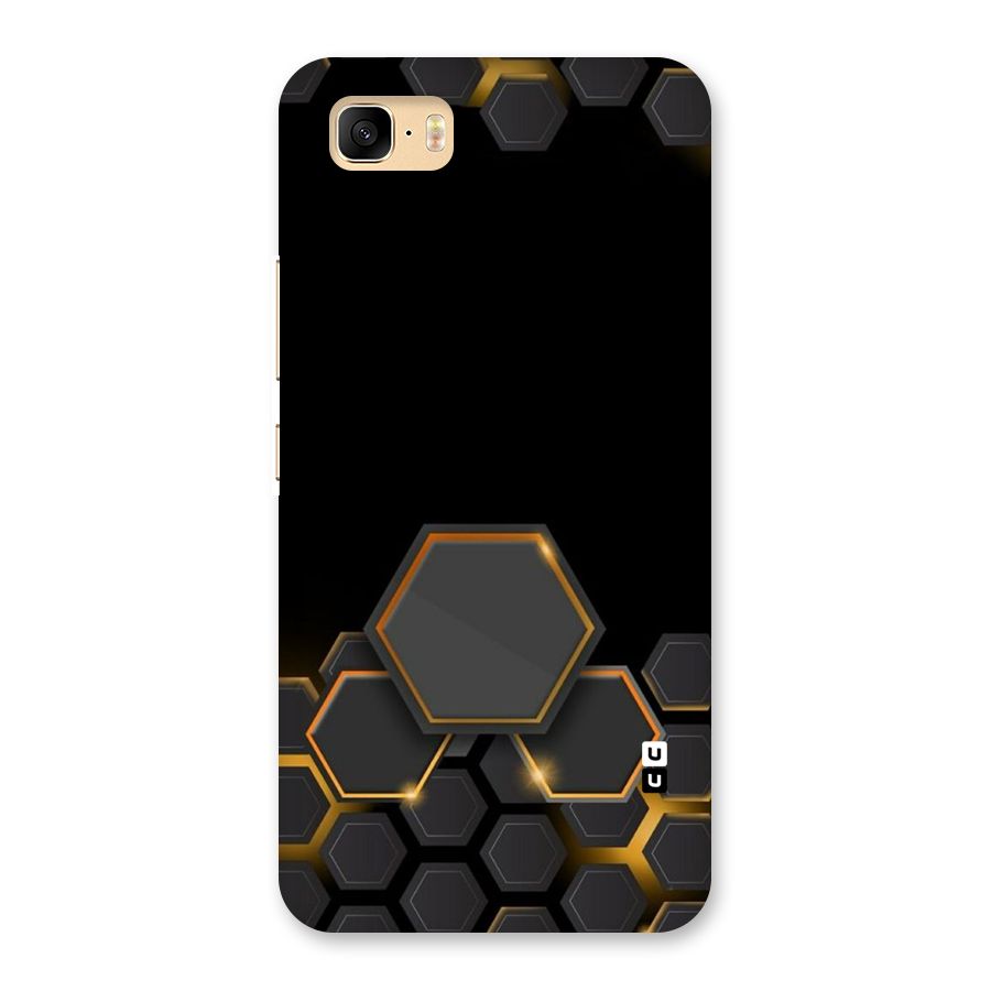 Black Gold Hexa Back Case for Zenfone 3s Max