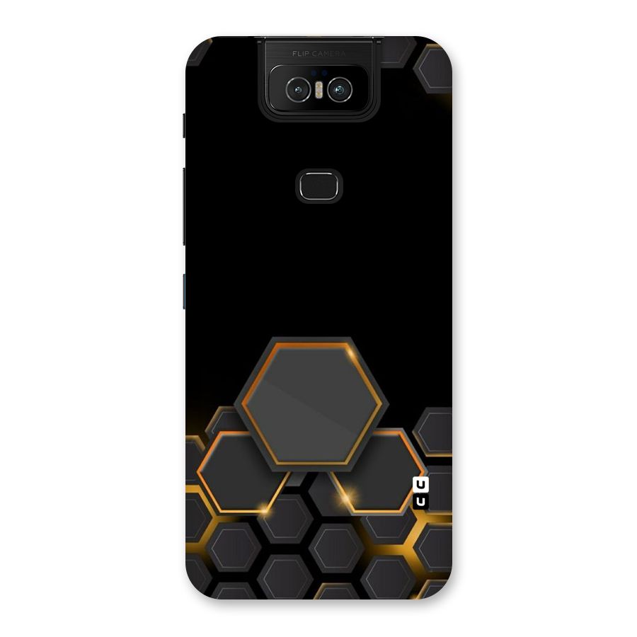 Black Gold Hexa Back Case for Zenfone 6z