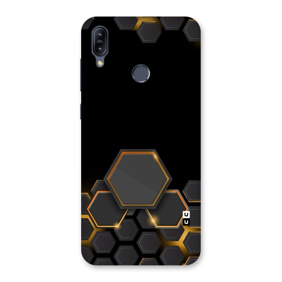 Black Gold Hexa Back Case for Zenfone Max M2