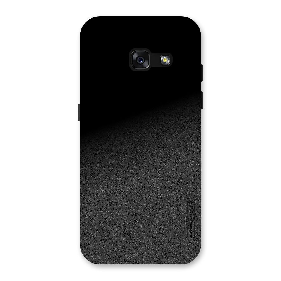 Black Grey Noise Fusion Back Case for Galaxy A3 (2017)