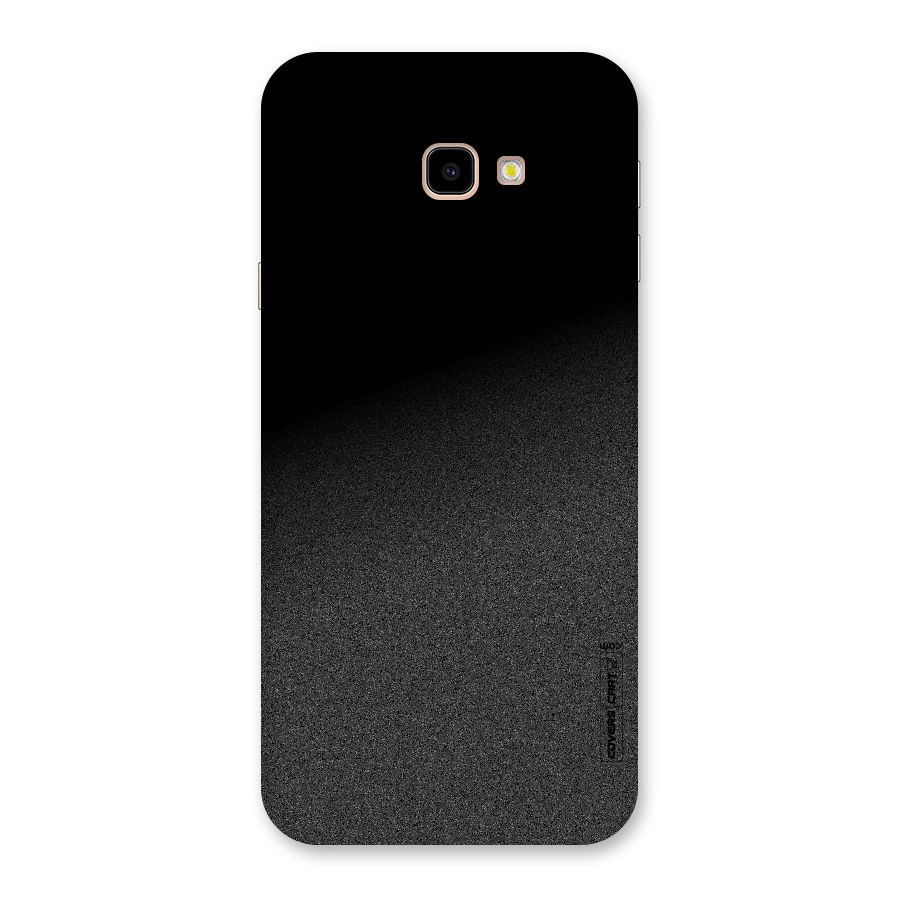 Black Grey Noise Fusion Back Case for Galaxy J4 Plus