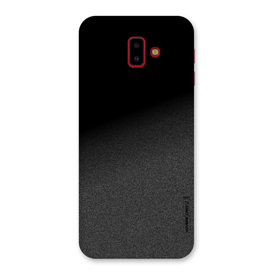Black Grey Noise Fusion Back Case for Galaxy J6 Plus