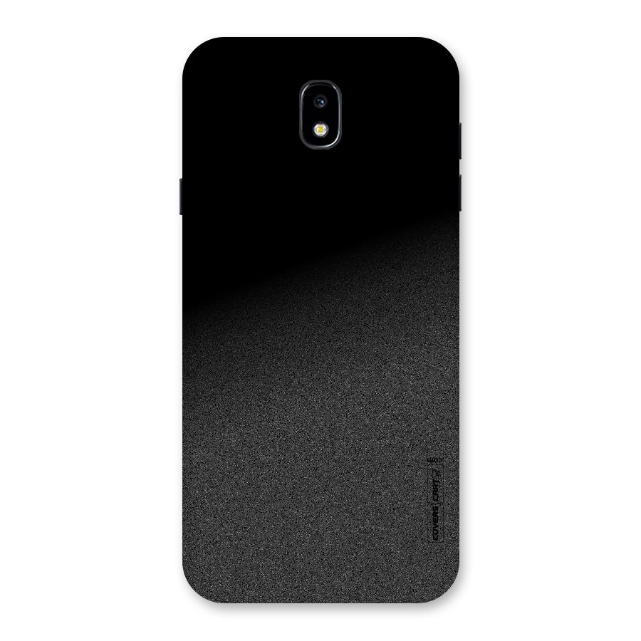 Black Grey Noise Fusion Back Case for Galaxy J7 Pro