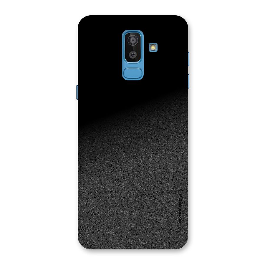 Black Grey Noise Fusion Back Case for Galaxy On8 (2018)