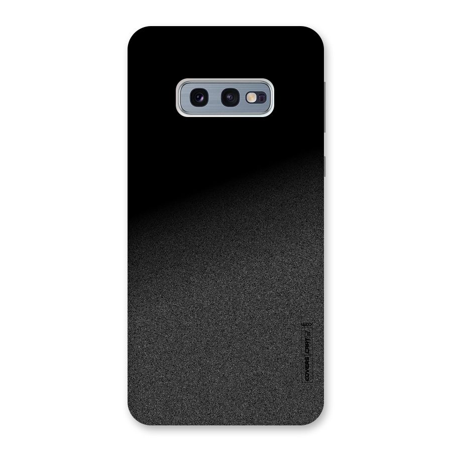 Black Grey Noise Fusion Back Case for Galaxy S10e