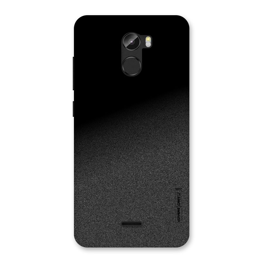 Black Grey Noise Fusion Back Case for Gionee X1