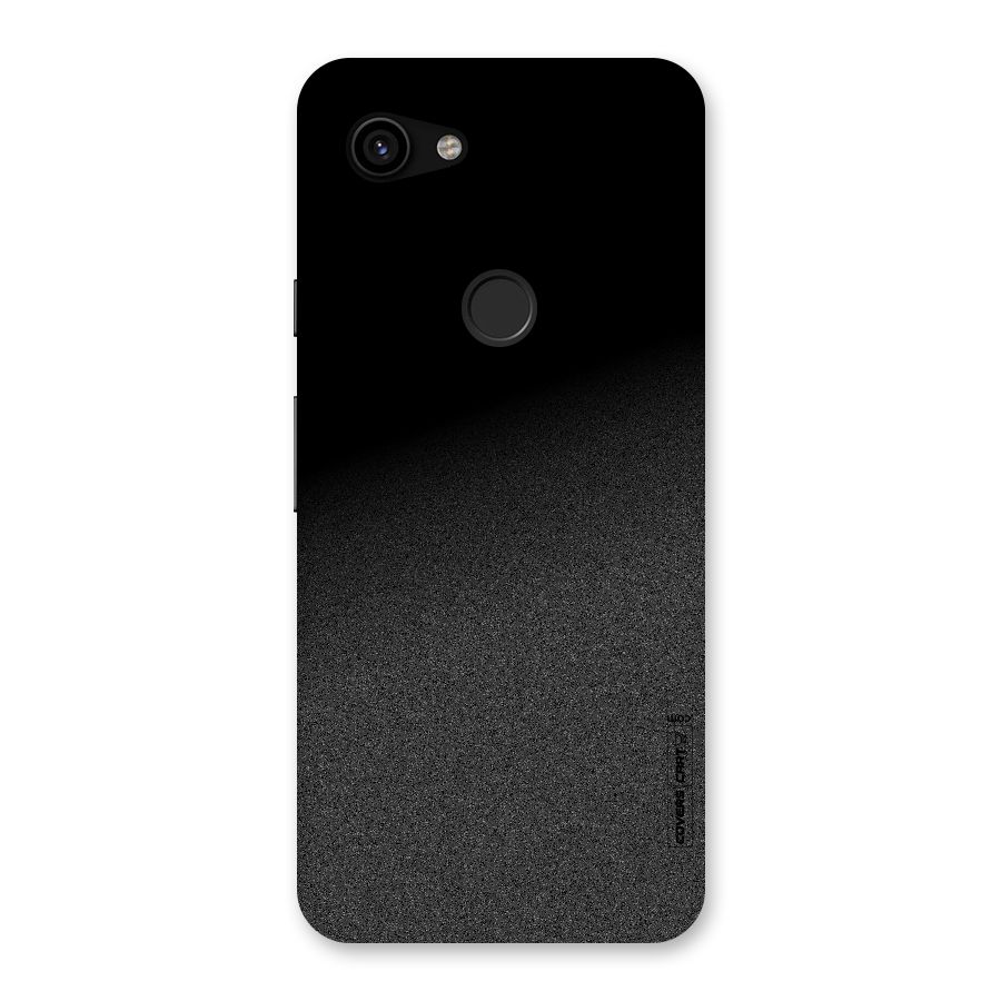 Black Grey Noise Fusion Back Case for Google Pixel 3a