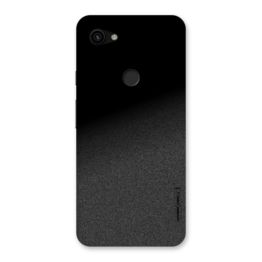 Black Grey Noise Fusion Back Case for Google Pixel 3a XL